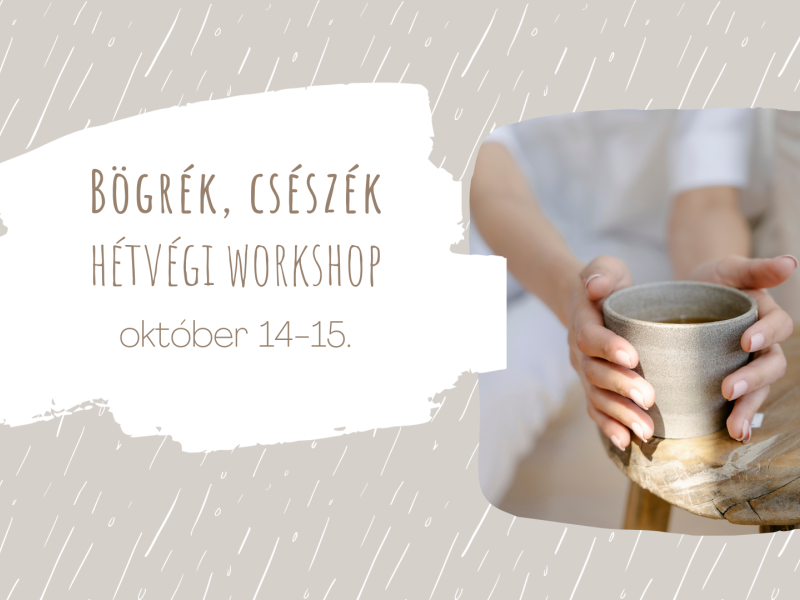  Bögrék, csészék - hétvégi workshop